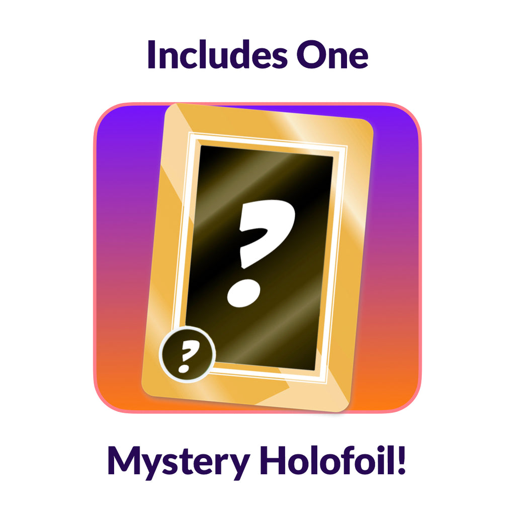 includes one mystery holofoil!
