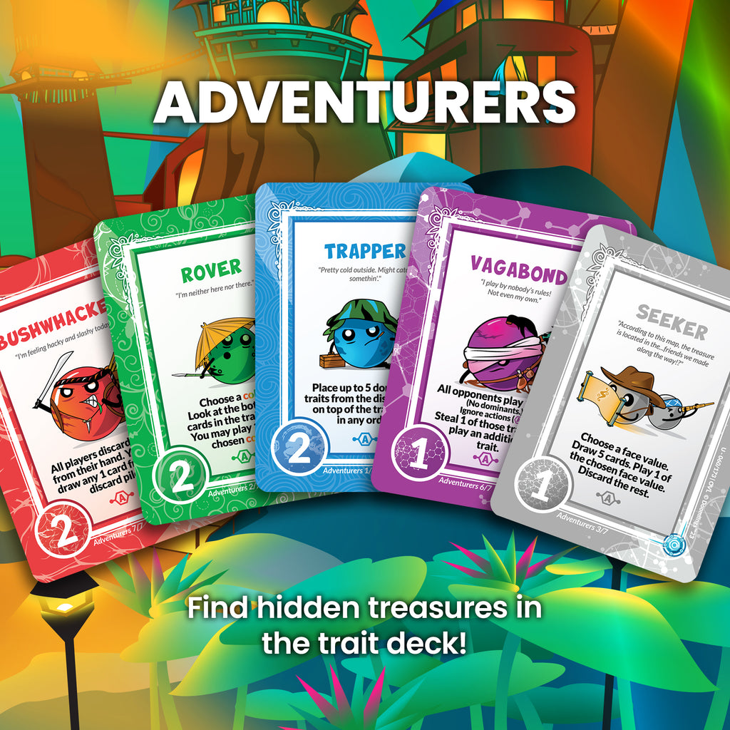 adventurers doomlings cards, find the hidden treasures in the trait deck!