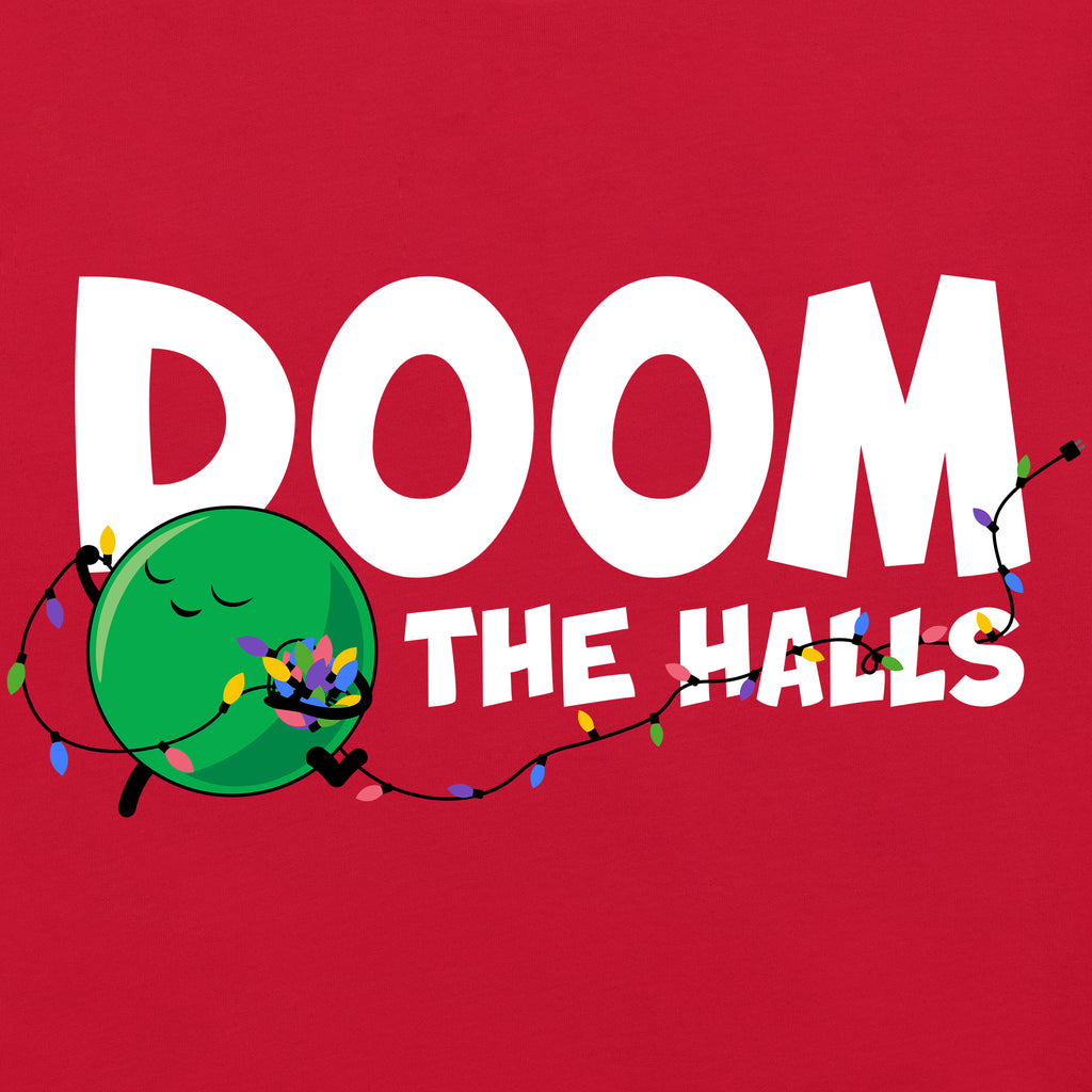 kids doom the halls long sleeve tee