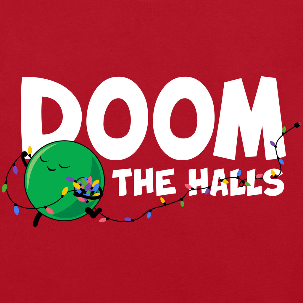 doom the halls long sleeve adult tee