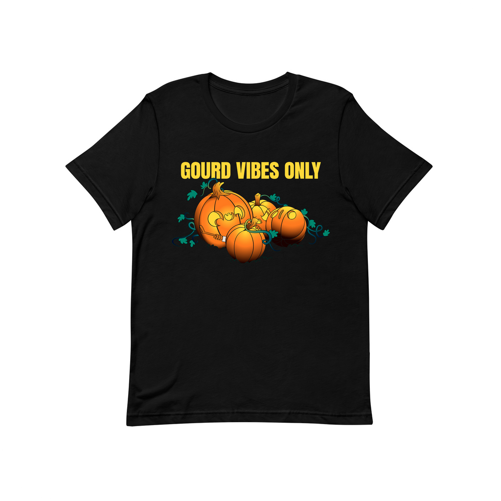 gourd vibes only black doomlings kids tshirt