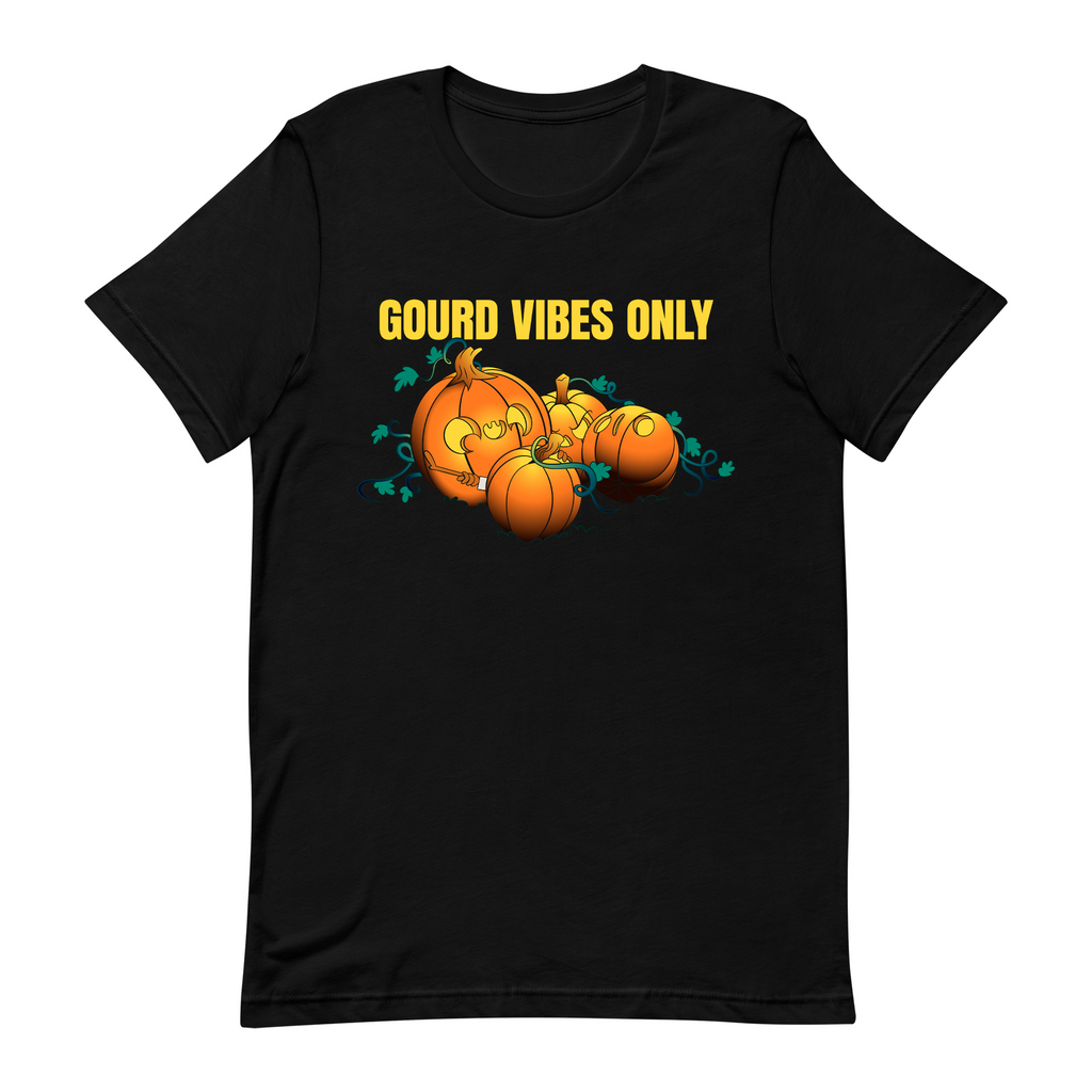 gourd vibes only black doomlings t-shirt