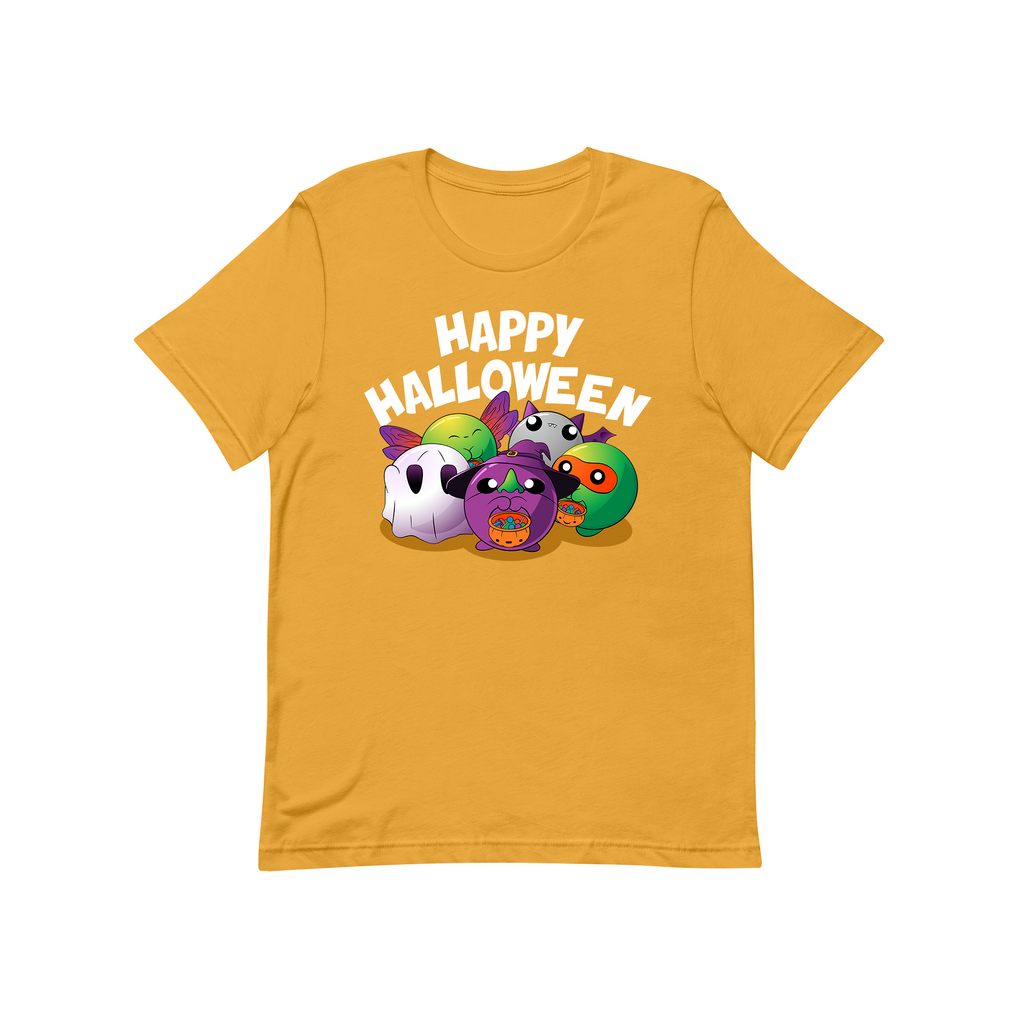 happy halloween doomlings tee on kids tshirt