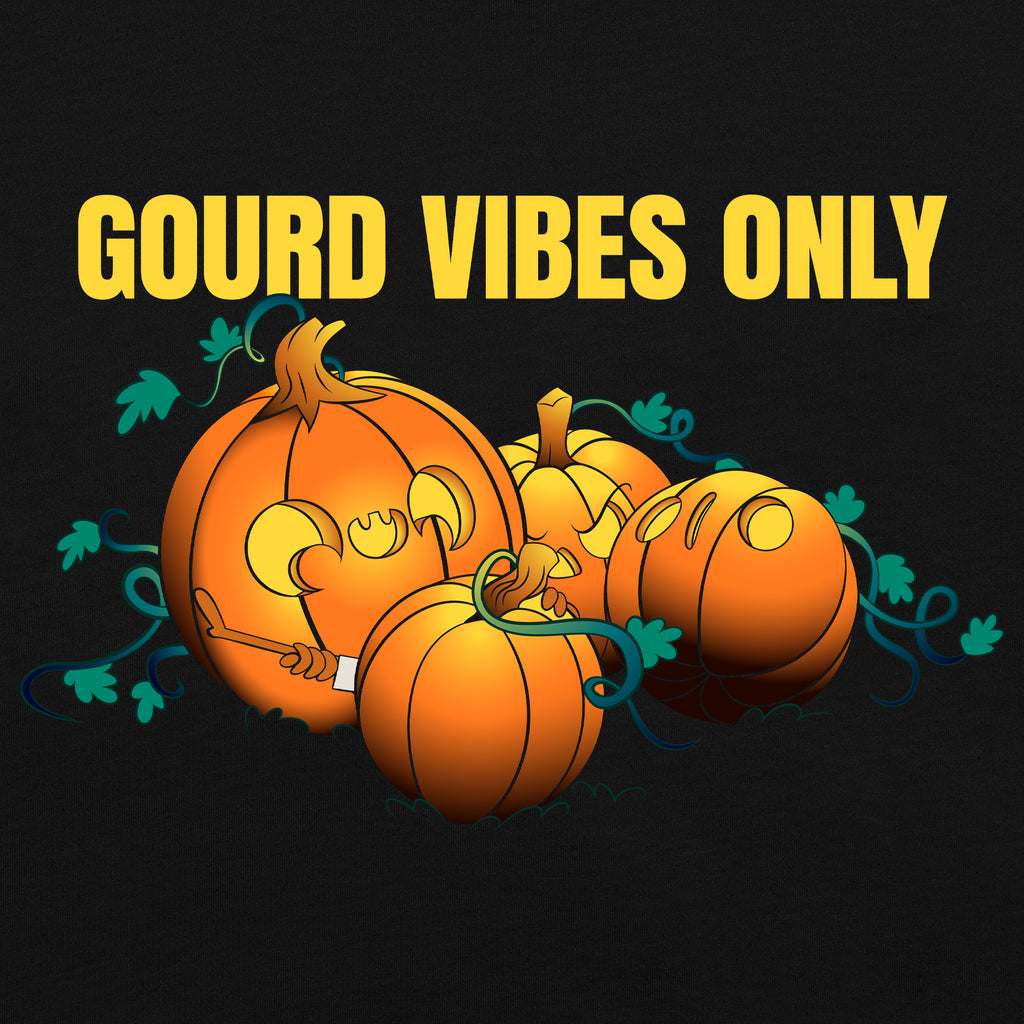 gourd vibes only black doomlings t-shirt