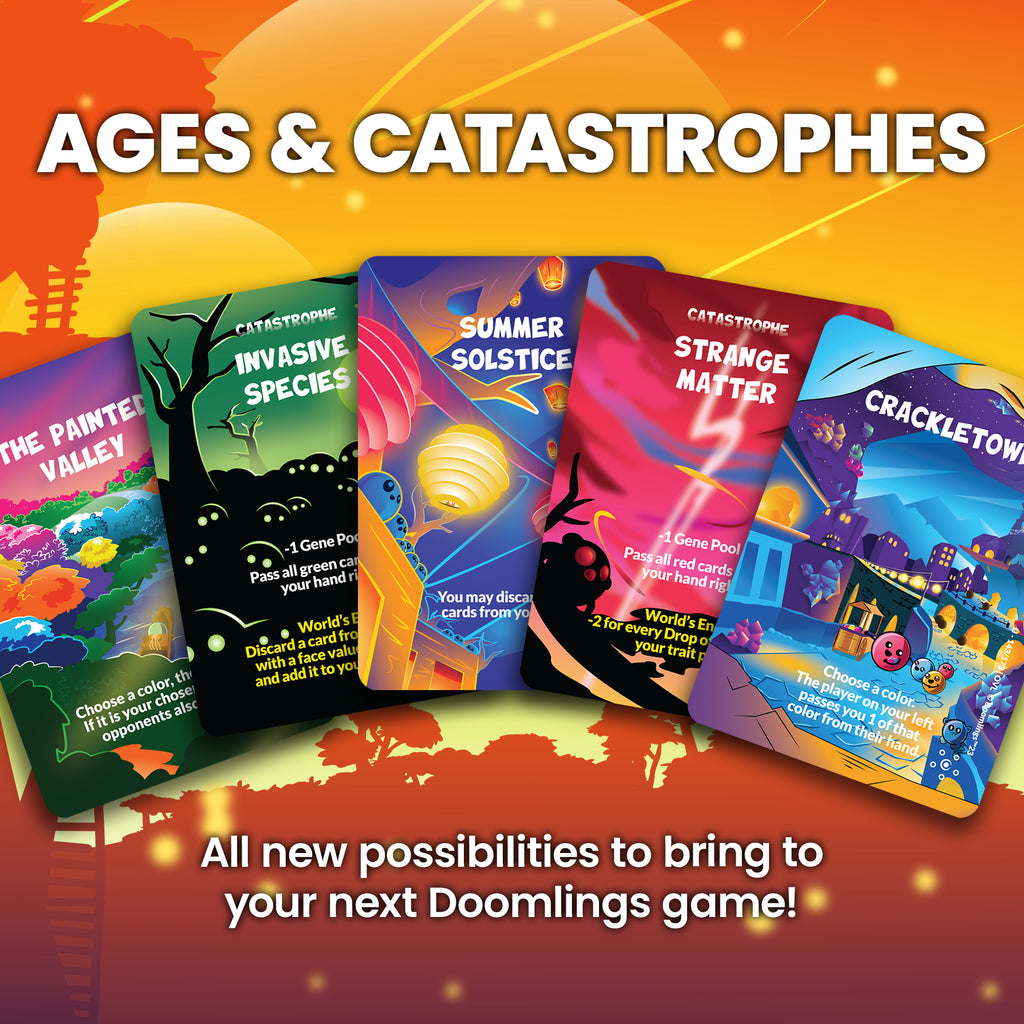 ages & catastrophes - all new possibilities to bring to your next doomlings game!