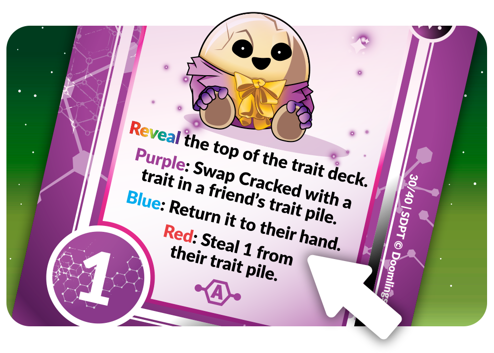 spooky glitterling card