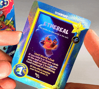 shiny ethereal card
