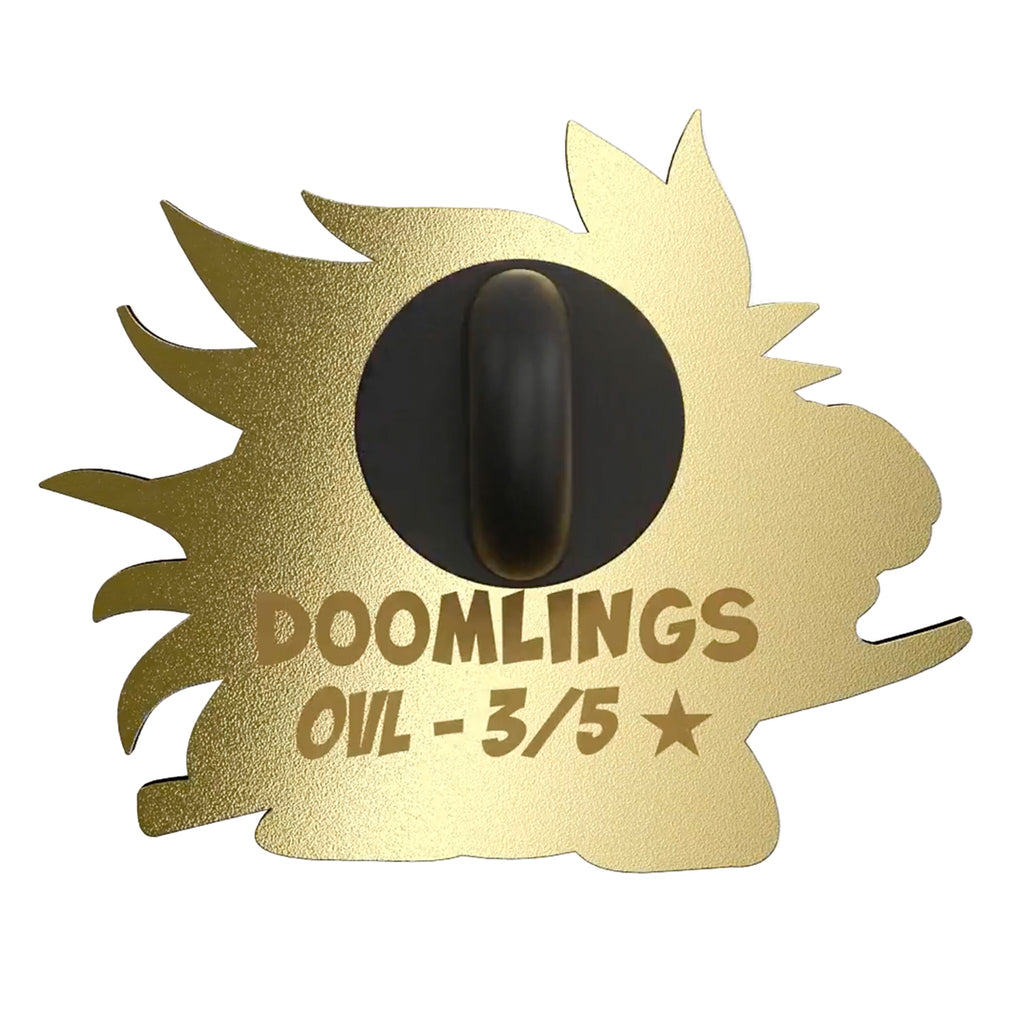 mane anime character doomlings fighter awesome enamel sparkly pin